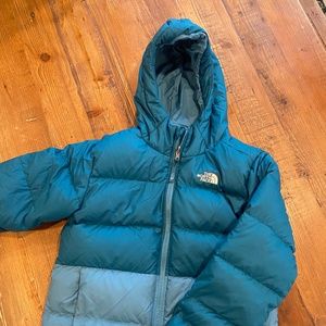 North face puffy girls winter coat